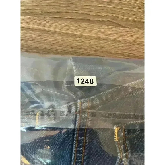 SOLD Faherty Long Denim Skirt Button Front Medium Blue Wash Denim Women's 26 - Picture 10 of 10